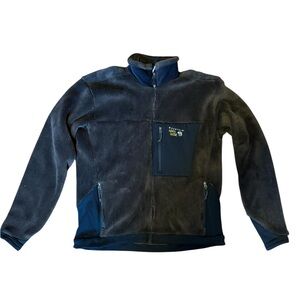 Mountain Hardwear Monkey Man Deep Pile Fleece Jacket Brown Black XL